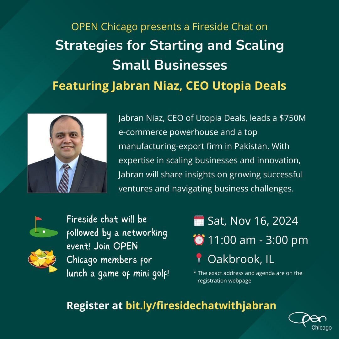 Fireside Chat with Jabran Niaz