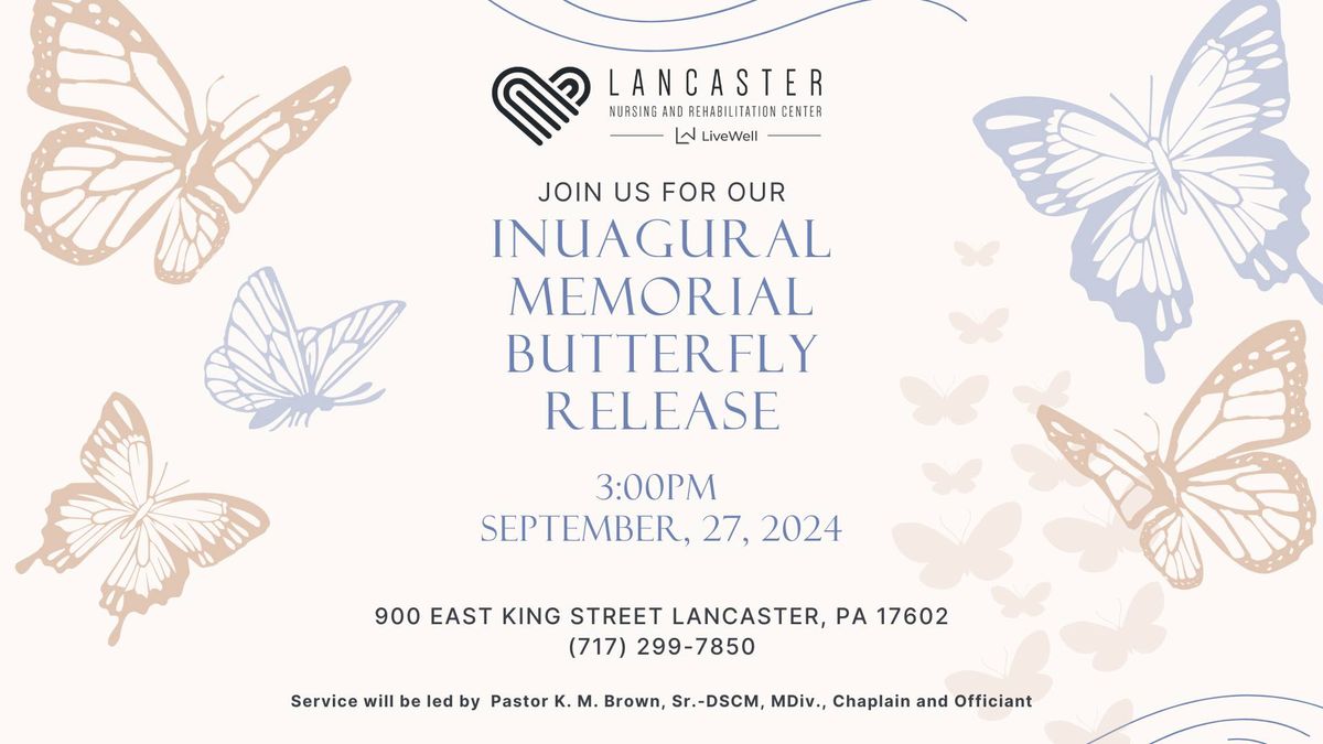 Inaugural Memorial Butterfly Release