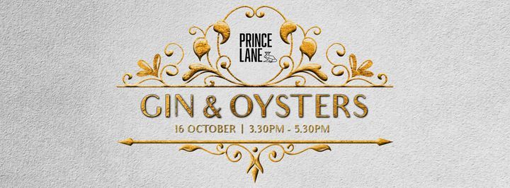 Gin & Oysters - more tickets released!