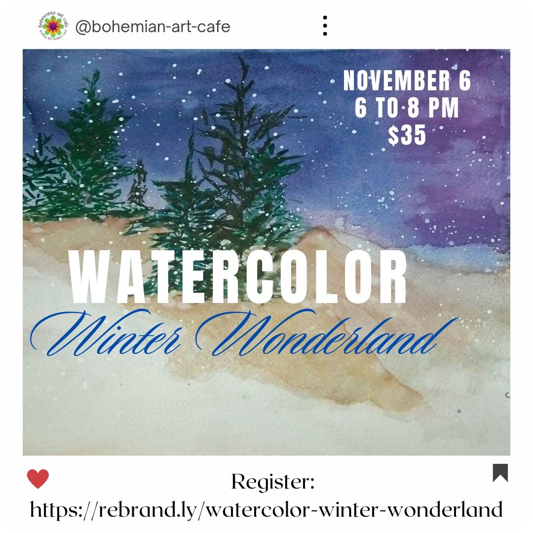 Watercolor Winter Wonderland