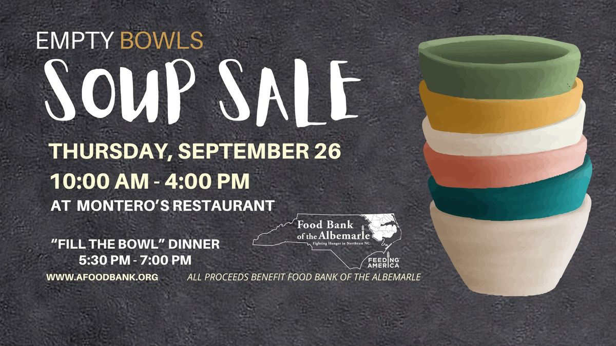 Empty Bowls Soup Sale!