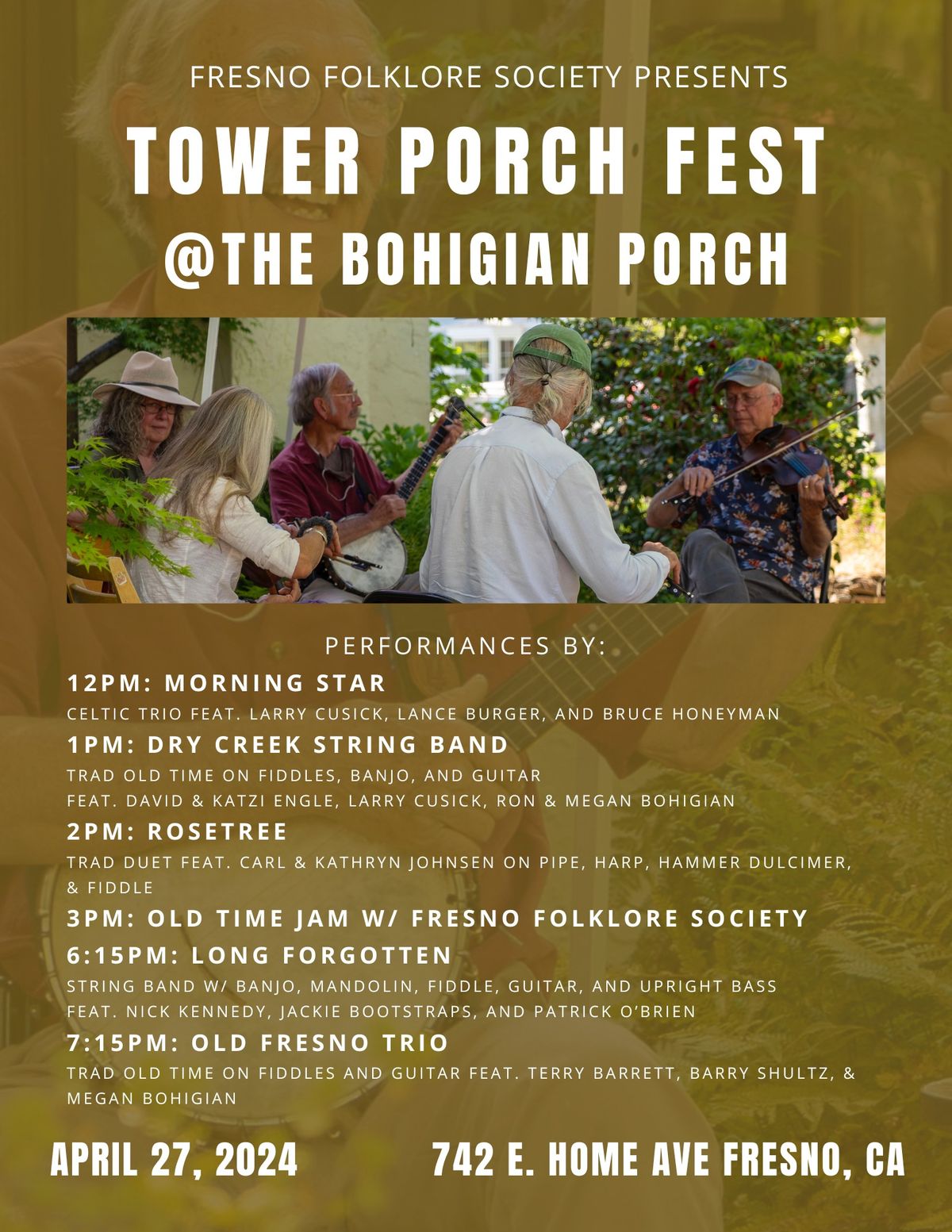 FFS Presents Tower Porch Fest @ The Bohigian Porch