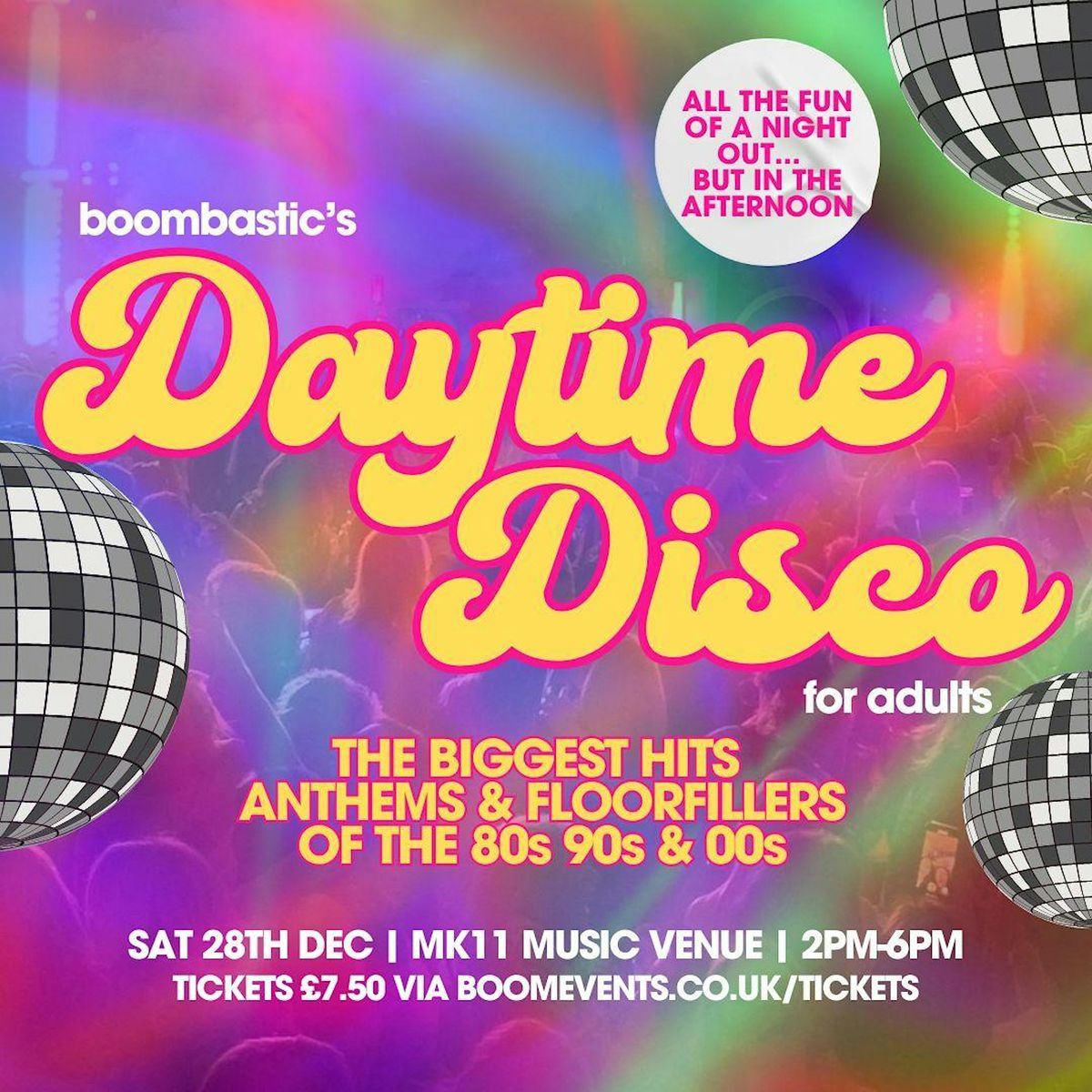 Boombastic's  DAYTIME DISCO  MK - 80s 90s 00s Hits