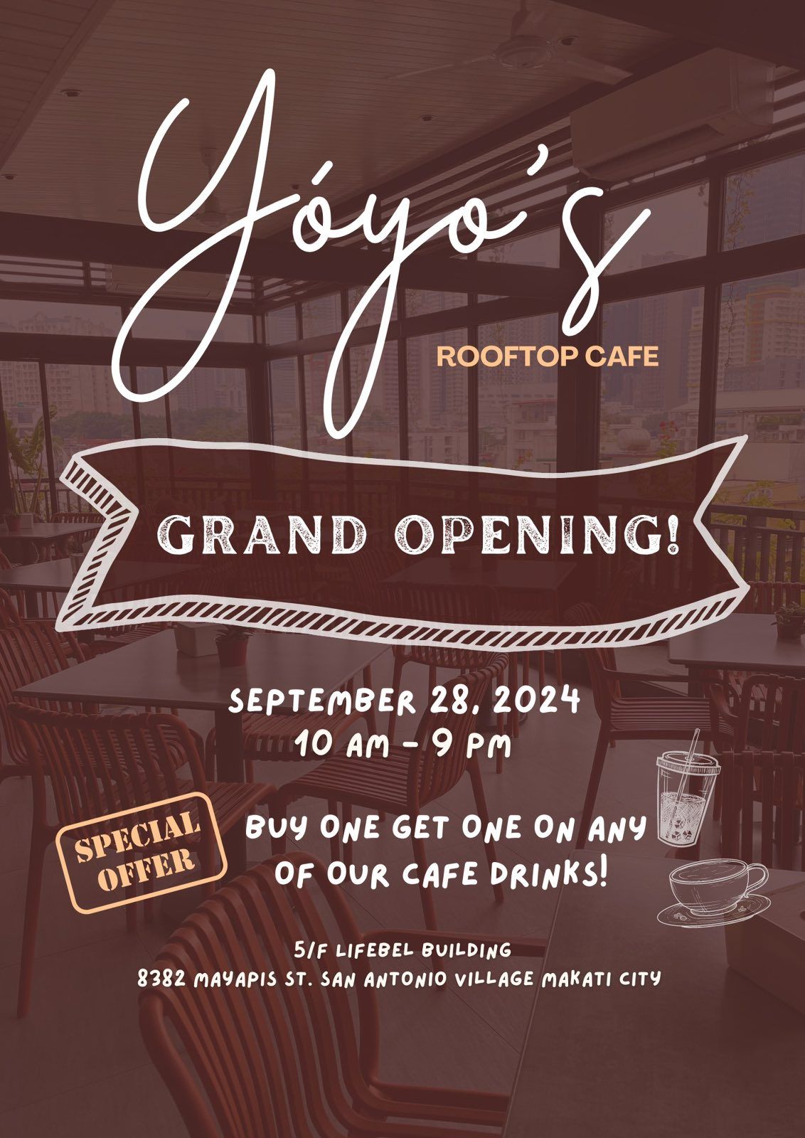 Grand Opening at Yoyo's Rooftop Cafe