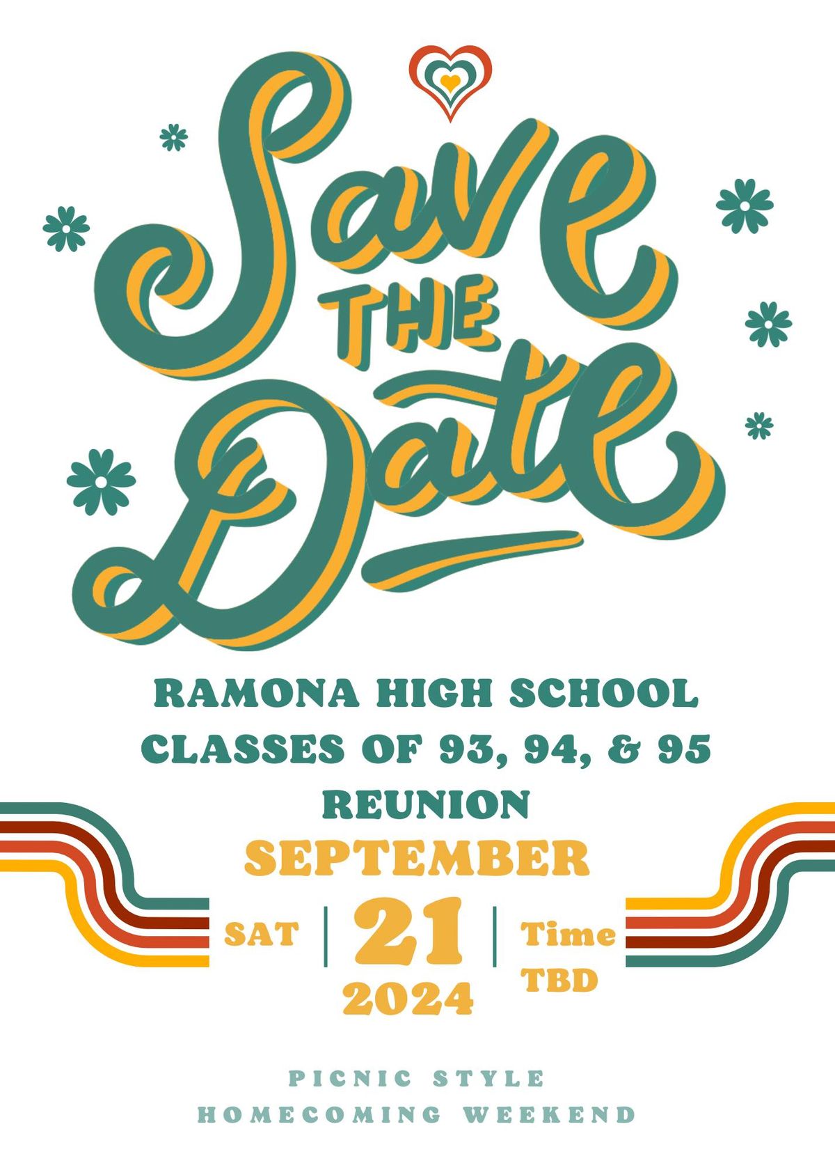 31st, 30th, and 29th Ramona High School Reunions