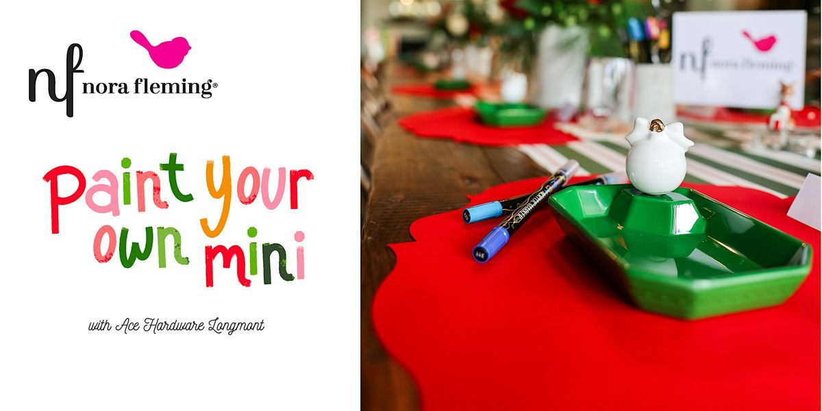 Paint Your Own Nora Fleming Mini!