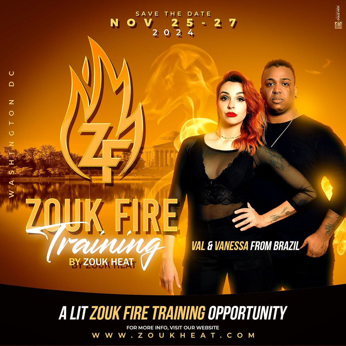 ZOUK FIRE TRAINING: Val & Vanessa