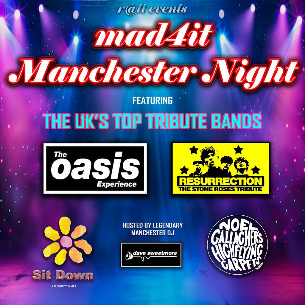 MAD4IT Manchester Night - Room@The Top *Bathgate*