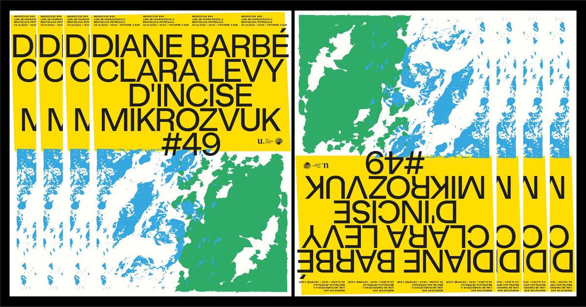 Mikrozvuk #49: Diane Barb\u00e9 \u2571 Clara Levy \u2571 d'incise