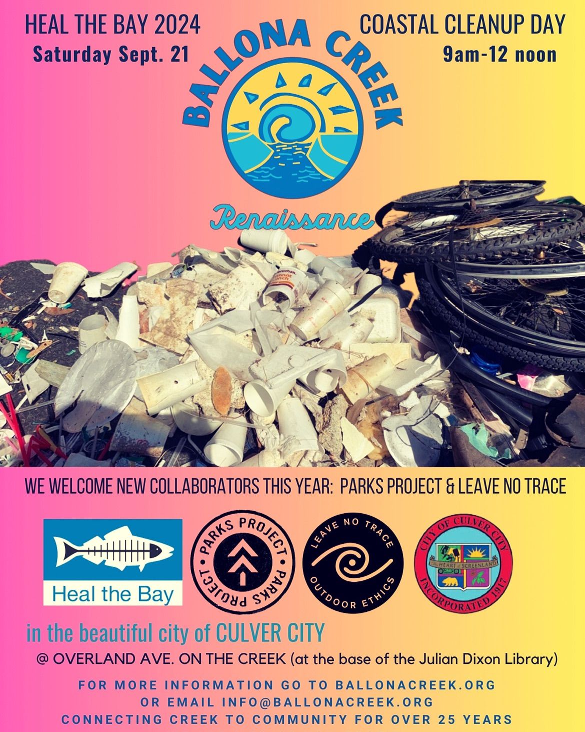 Annual Coastal Cleanup at Ballona Creek