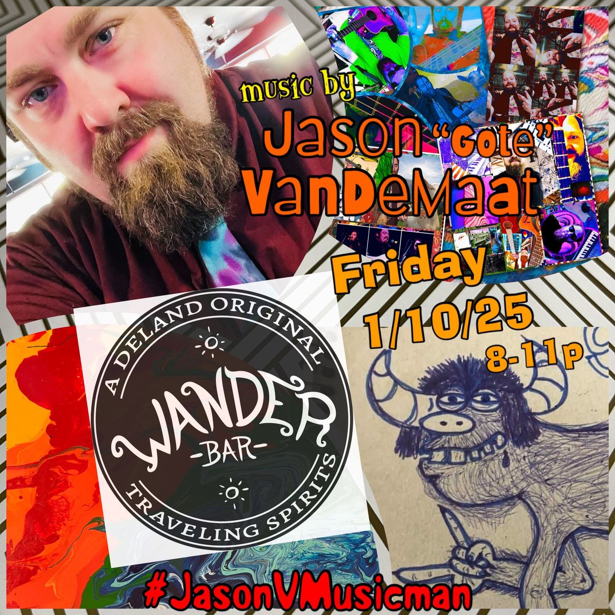 Jason V. \u201cGote\u201d @ Wander Bar, Deland 