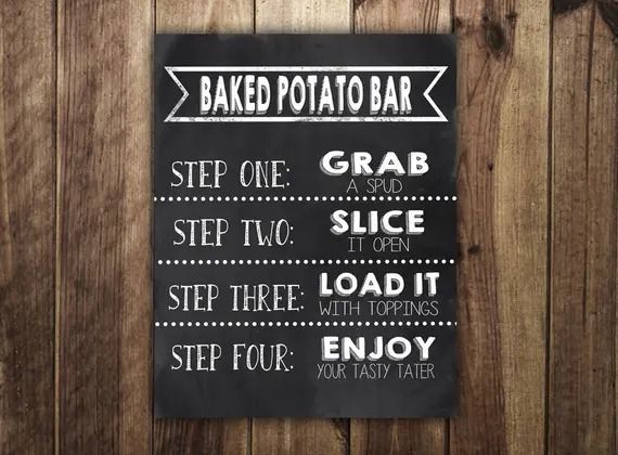 December First Friday - Baked Potato Bar