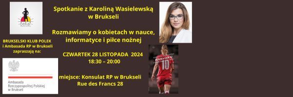 Spotkanie z Karolin\u0105 Wasielewsk\u0105.  Rozmawiamy o kobietach w nauce, informatyce i pi\u0142ce no\u017cnej