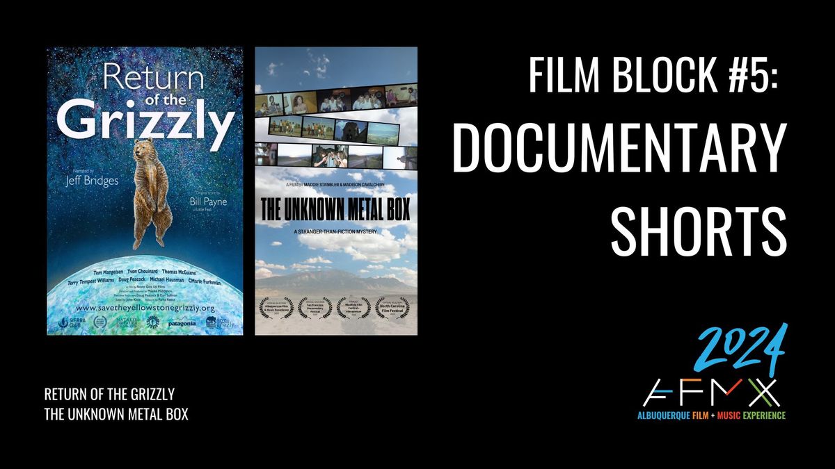 Film Block #5 - Documentary Shorts