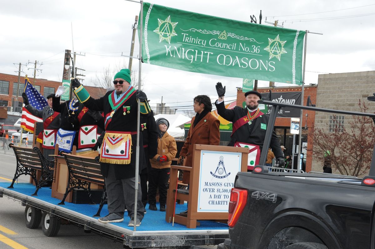 March with Trinity Council at the Detroit St. Patrick's Parade