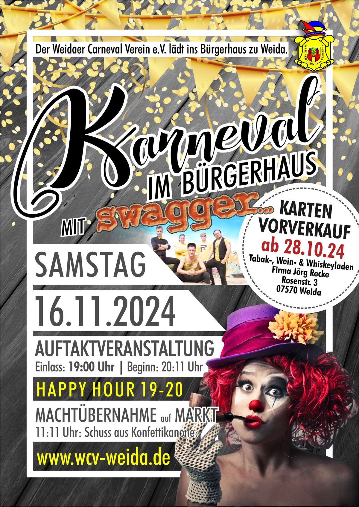 Fasching mit SWAGGER