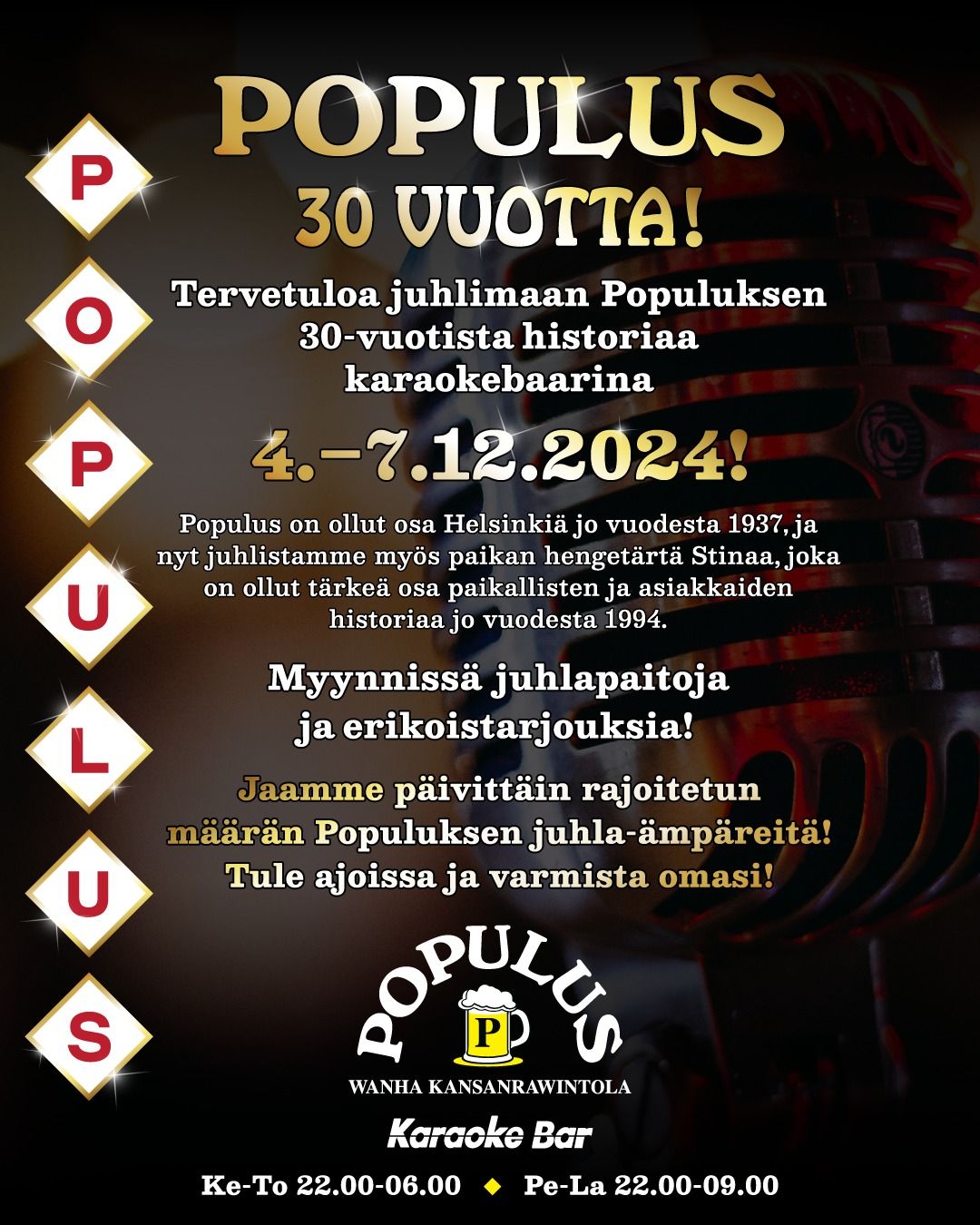 Populus 30 vuotta!