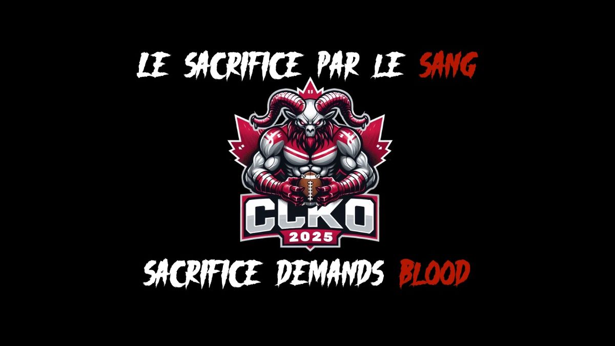 CCKO '25 Sacred Sacrifice \/ Le Sacrifice sacr\u00e9