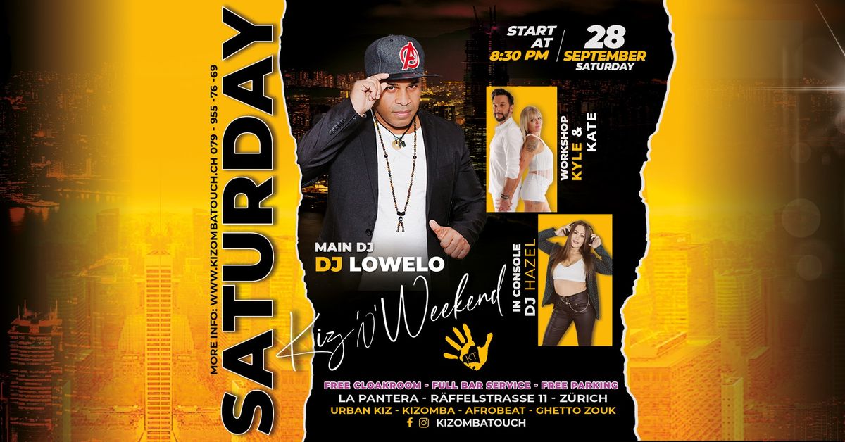 Kiz'n'Weekend - Workshop with K2K & party with Dj Lowelo from Paris