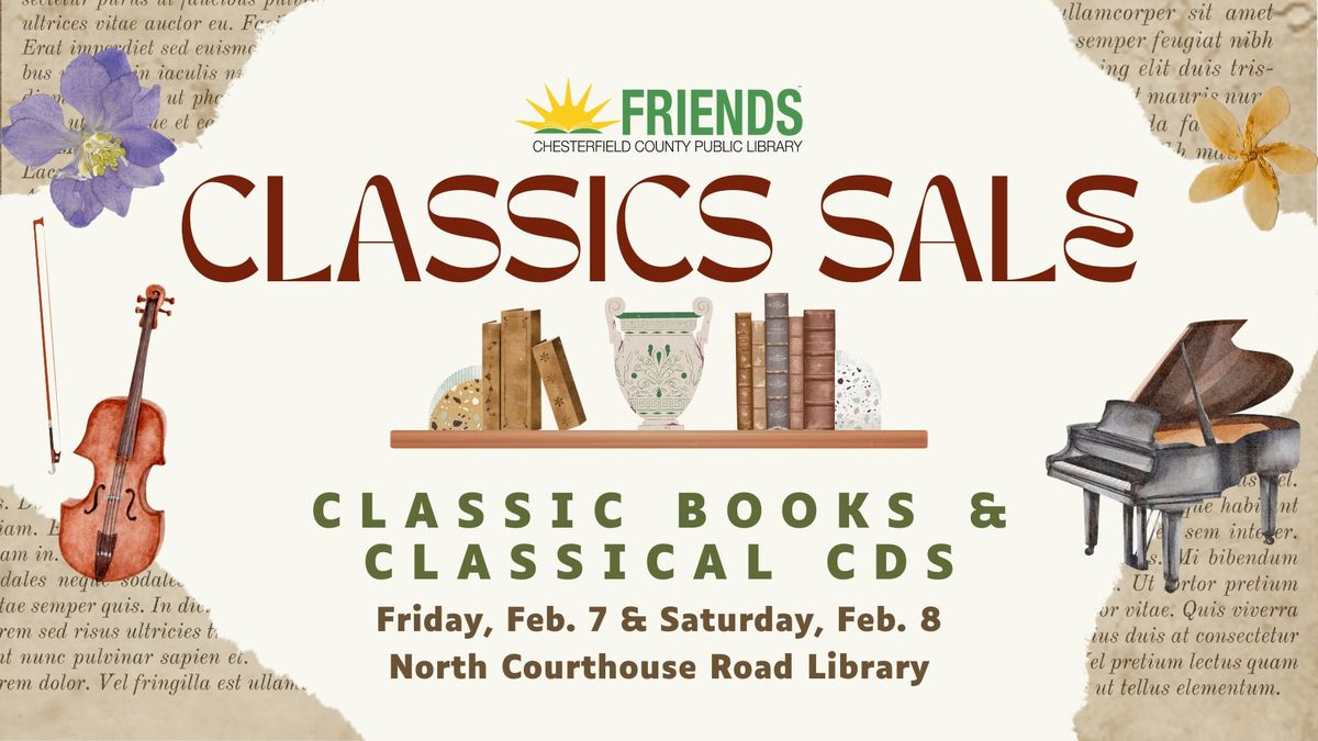 Friends Classic Books & Classical CDs Sale