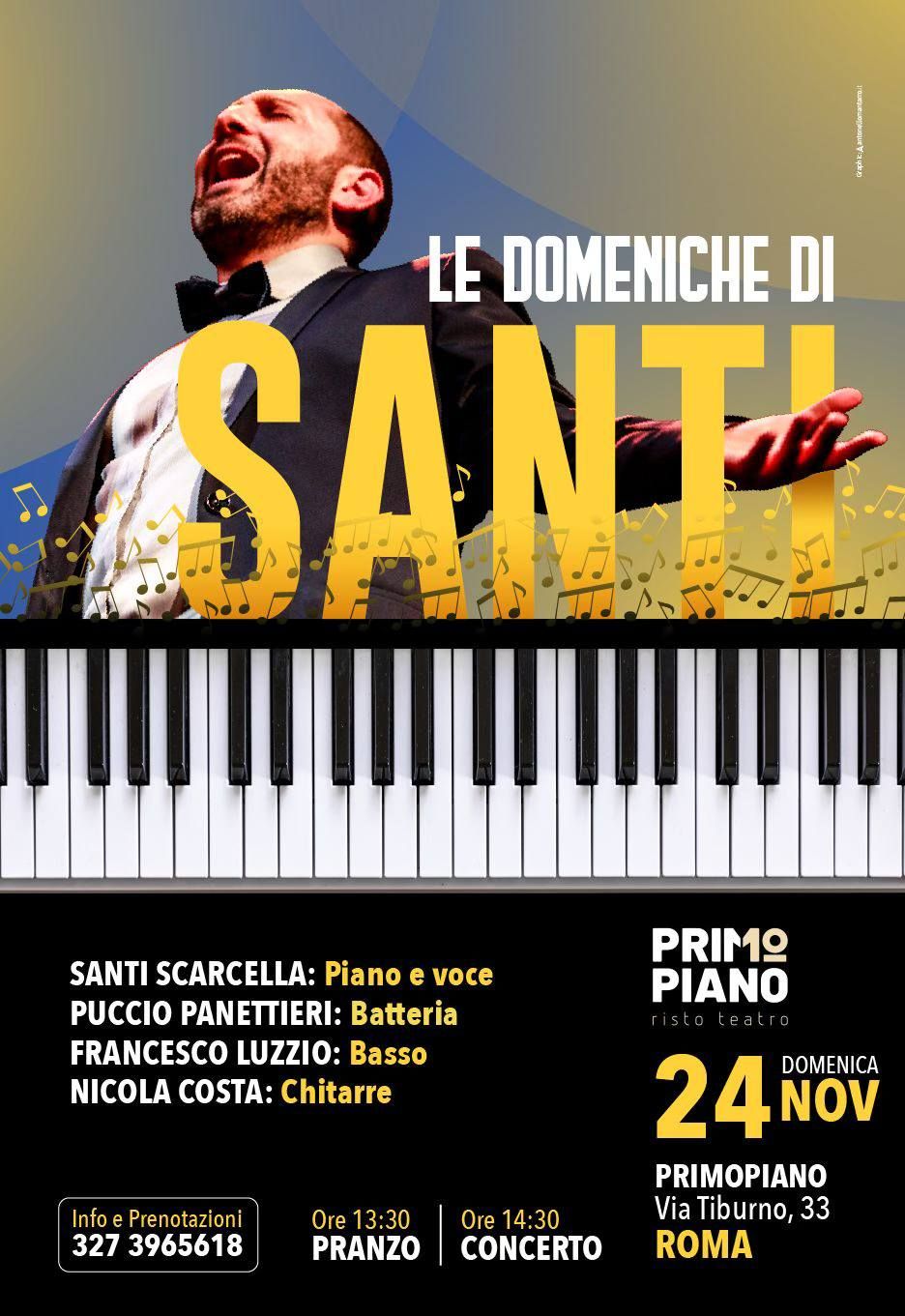 \u2b50\ufe0f\ud83c\udf99LE DOMENICHE DI SANTI\ud83c\udf99\u2b50\ufe0f LUNCH & CONCERT