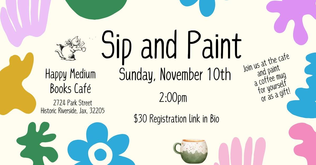 Sip and Paint your own Pottery