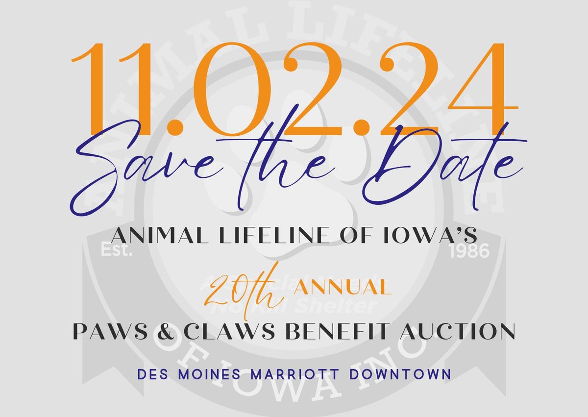 ALI's 20th Annual Paws & Claws Benefit Auction