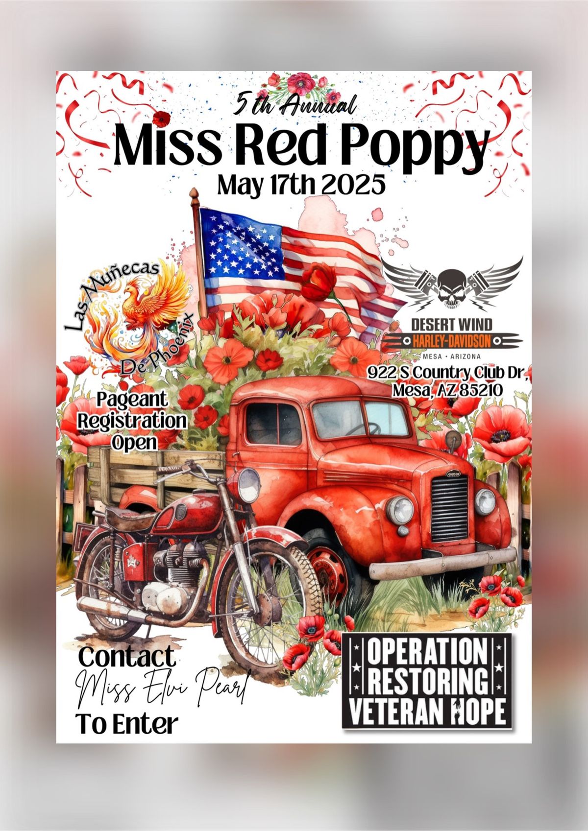 Miss Red Poppy Pinup Contest