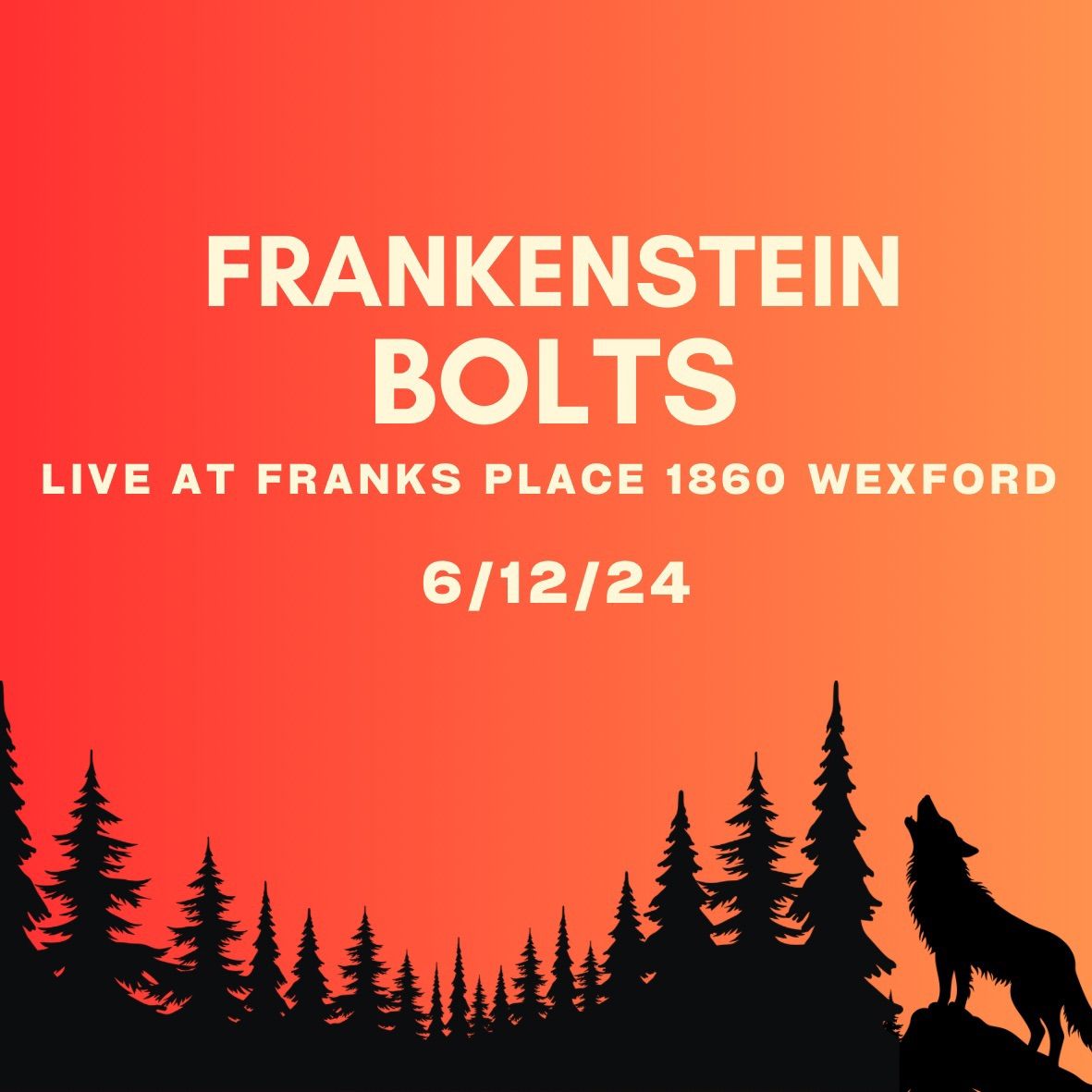 Frankenstein Bolts Live At Franks Place 1860