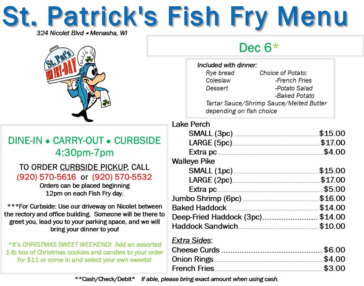 Fish Fry - Christmas Sweets