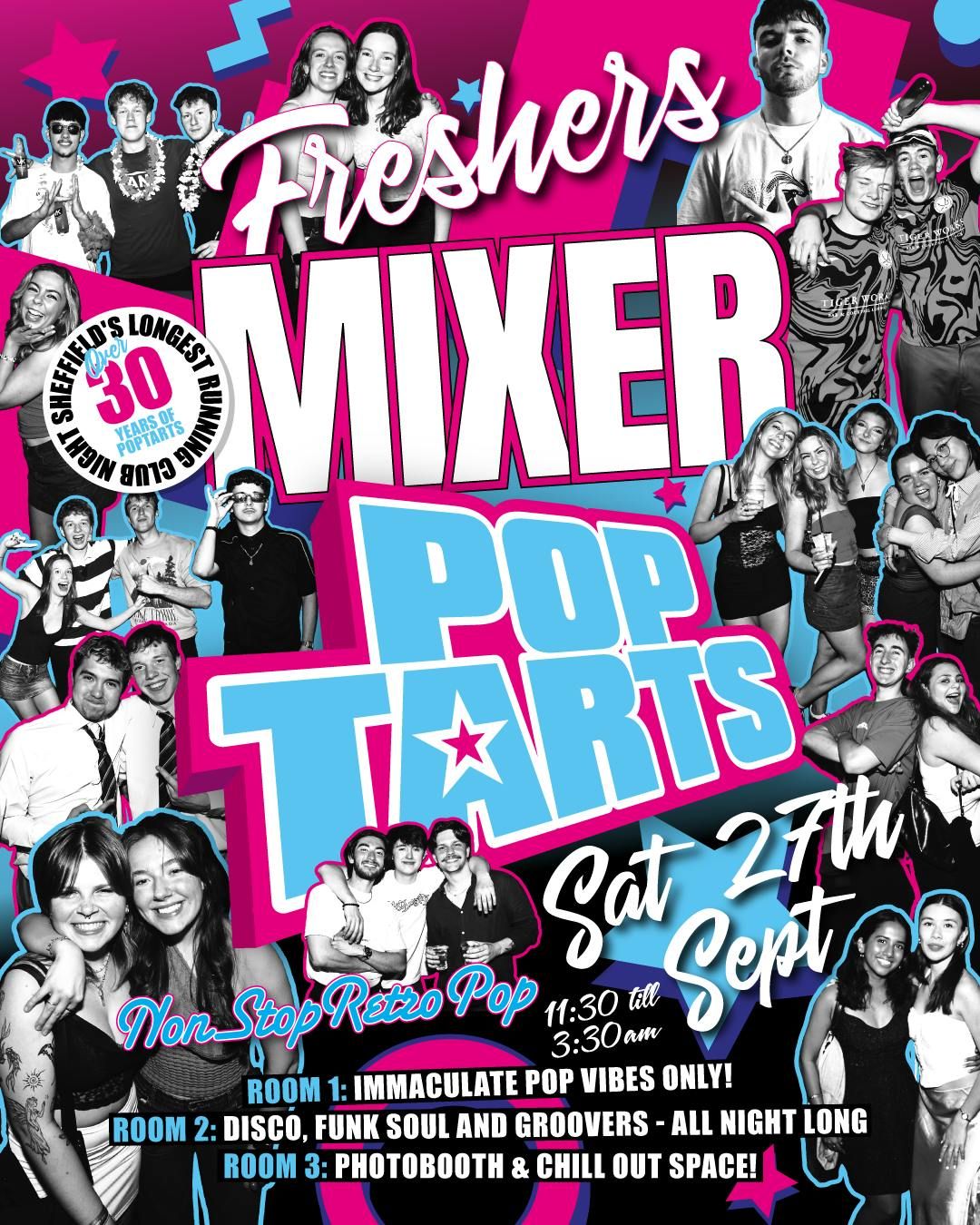 Pop Tarts: Freshers Mixer