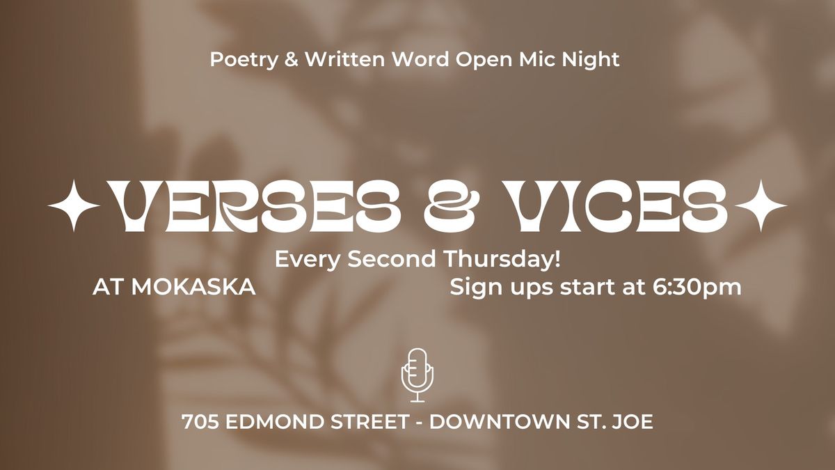 Verses & Vices Open Mic Night
