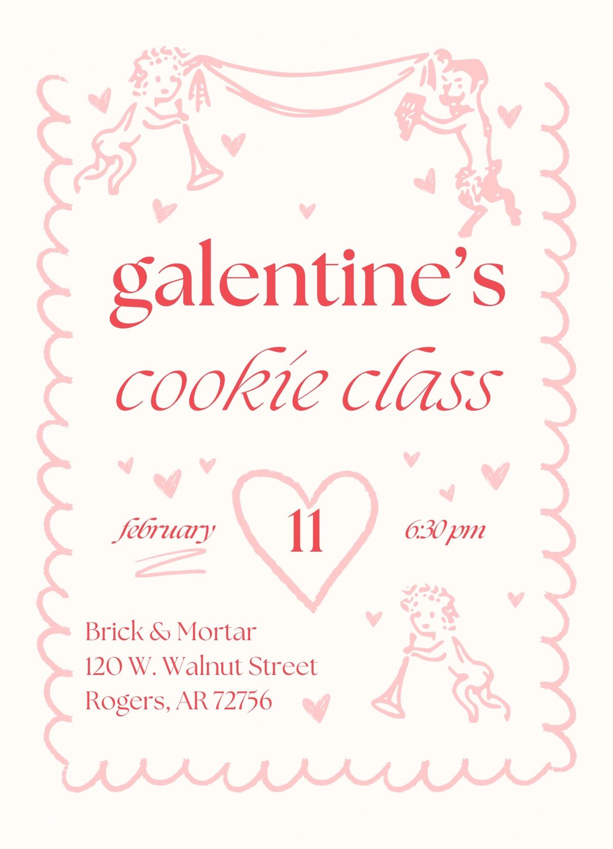 Galentine\u2019s Cookie Decorating Class