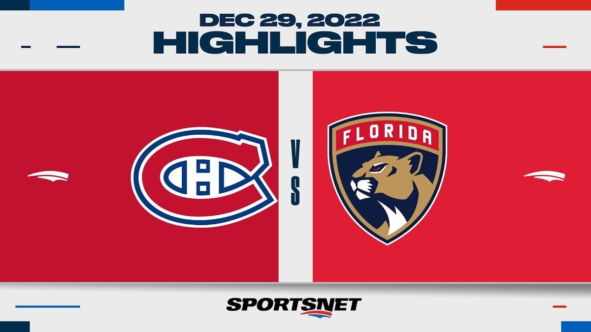 Montreal Canadiens vs. Florida Panthers