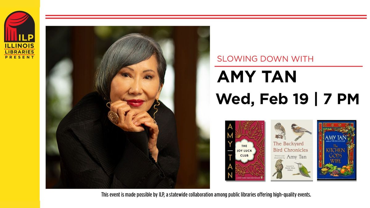 Slowing Down with Amy Tan - Virtual Event