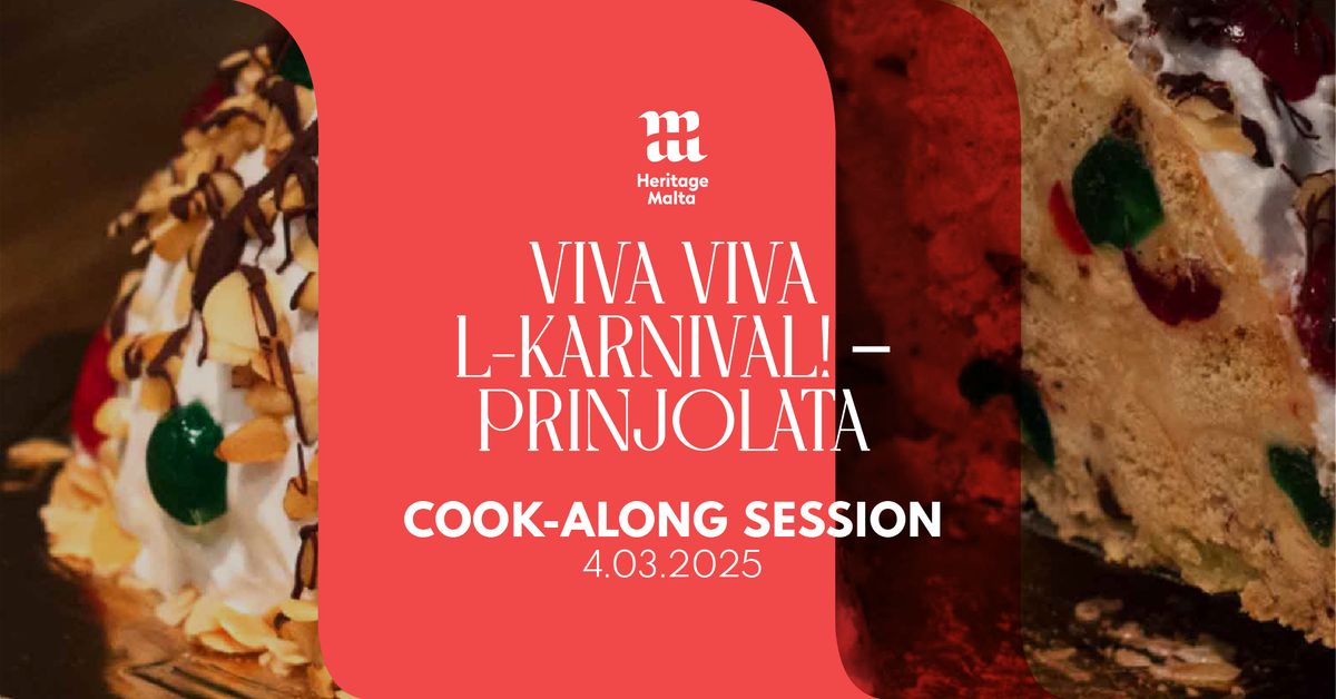 Viva Viva l-Karnival! \u2013 Prinjolata Cookalong Session