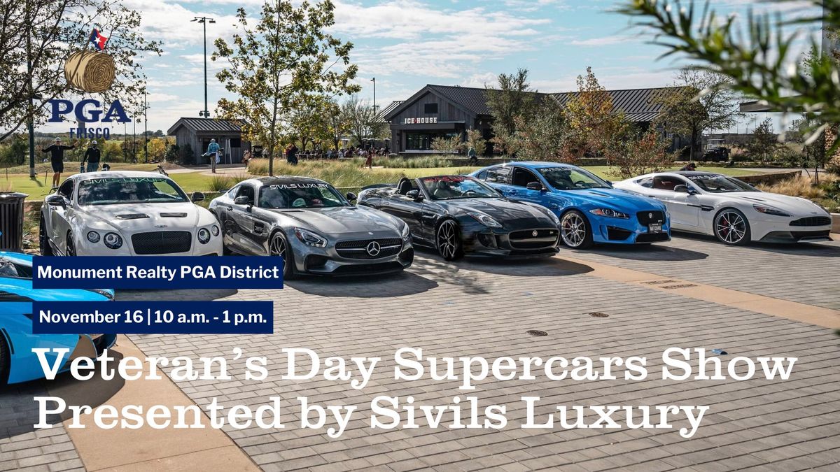 Veterans Day Supercars Show Presented by Sivils Luxury