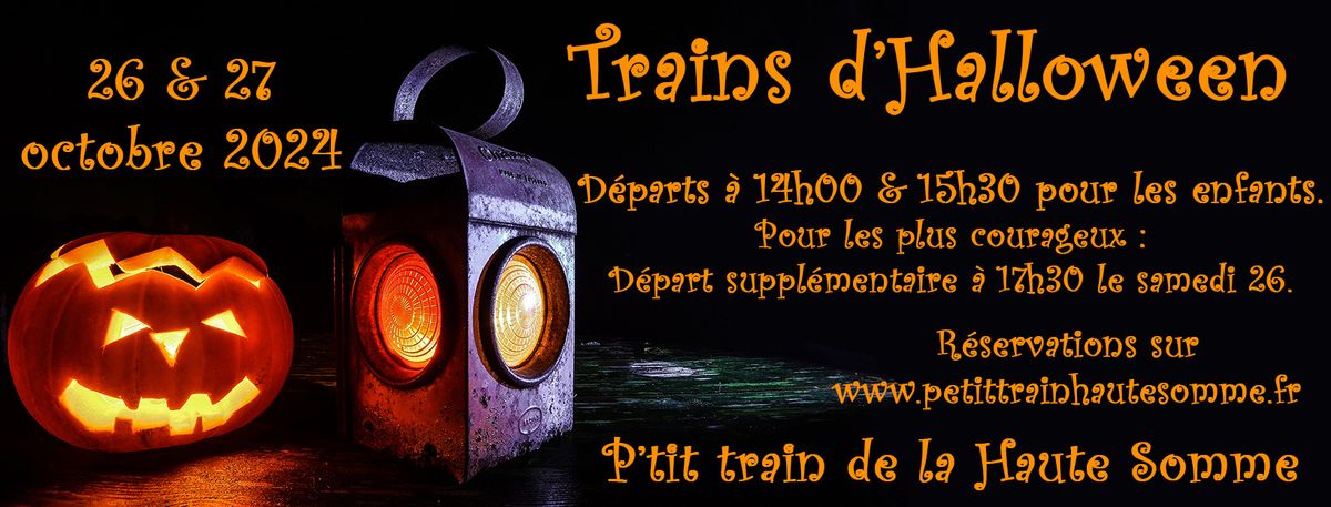 Trains d'Halloween