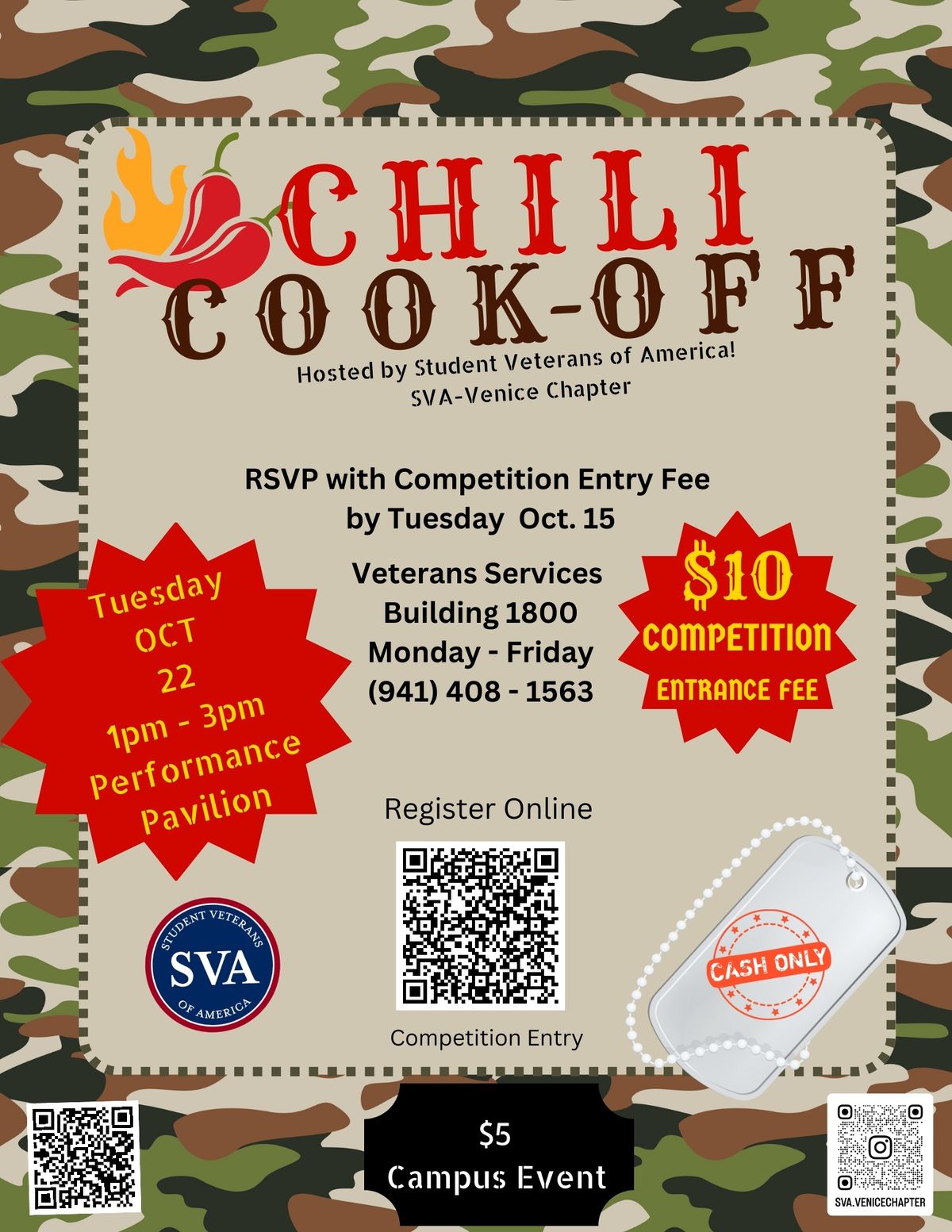 Chili Cookout Registration Forum