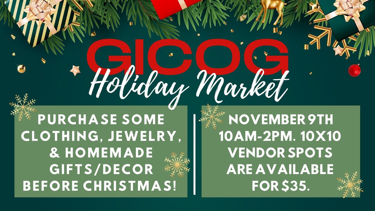 Golden Isles Church of God 3rd Annual Holiday Market