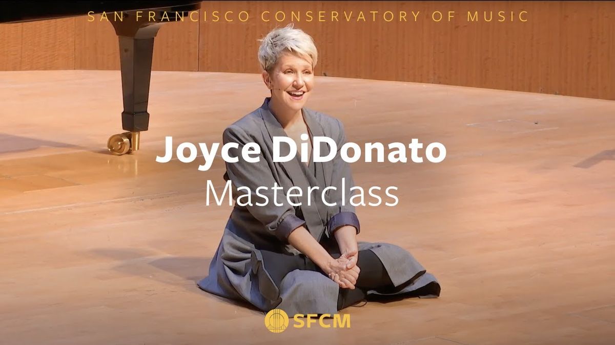 Joyce DiDonato Master Class