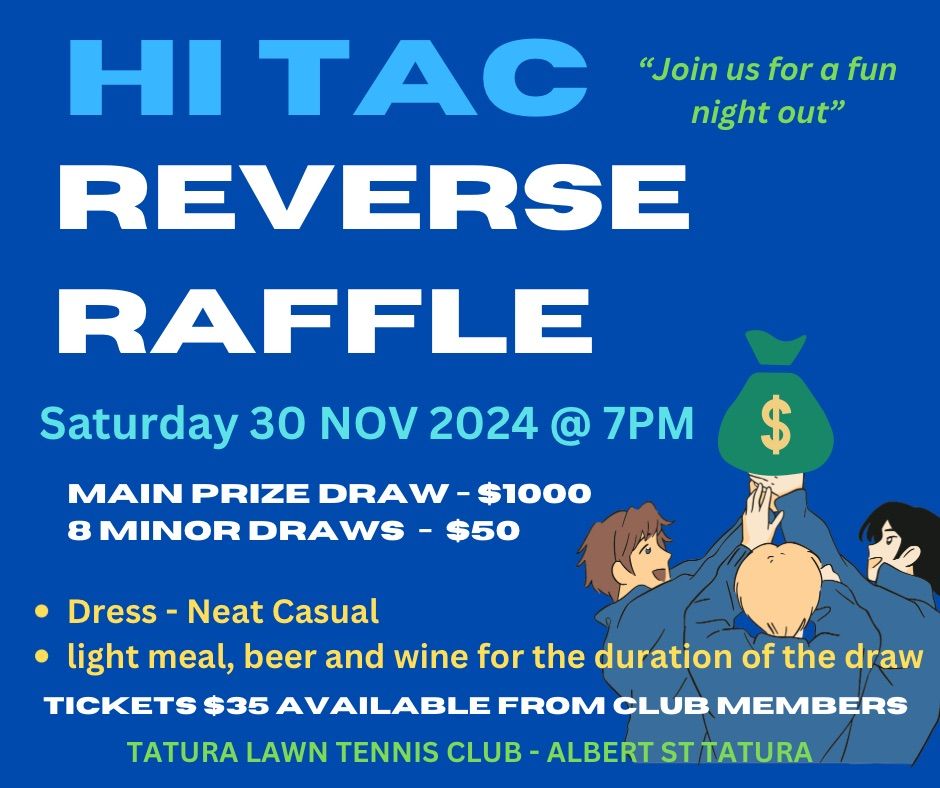 HI TAC - REVERSE RAFFLE DRAW