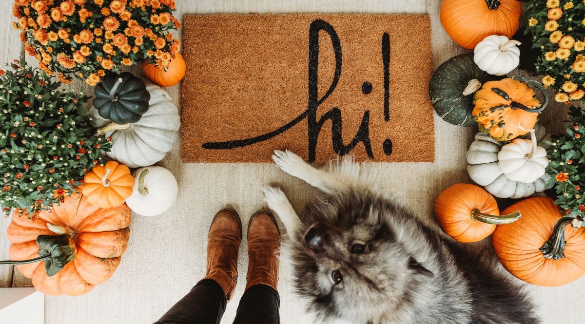 Fall DIY Doormat Class w\/Karen