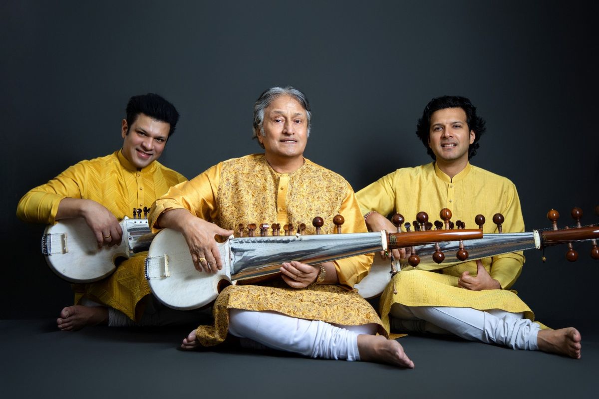 A Soulful Musical Evening with Ustad Amjad Ali Khan, Amaan Ali Bangash and Ayaan Ali Bangash