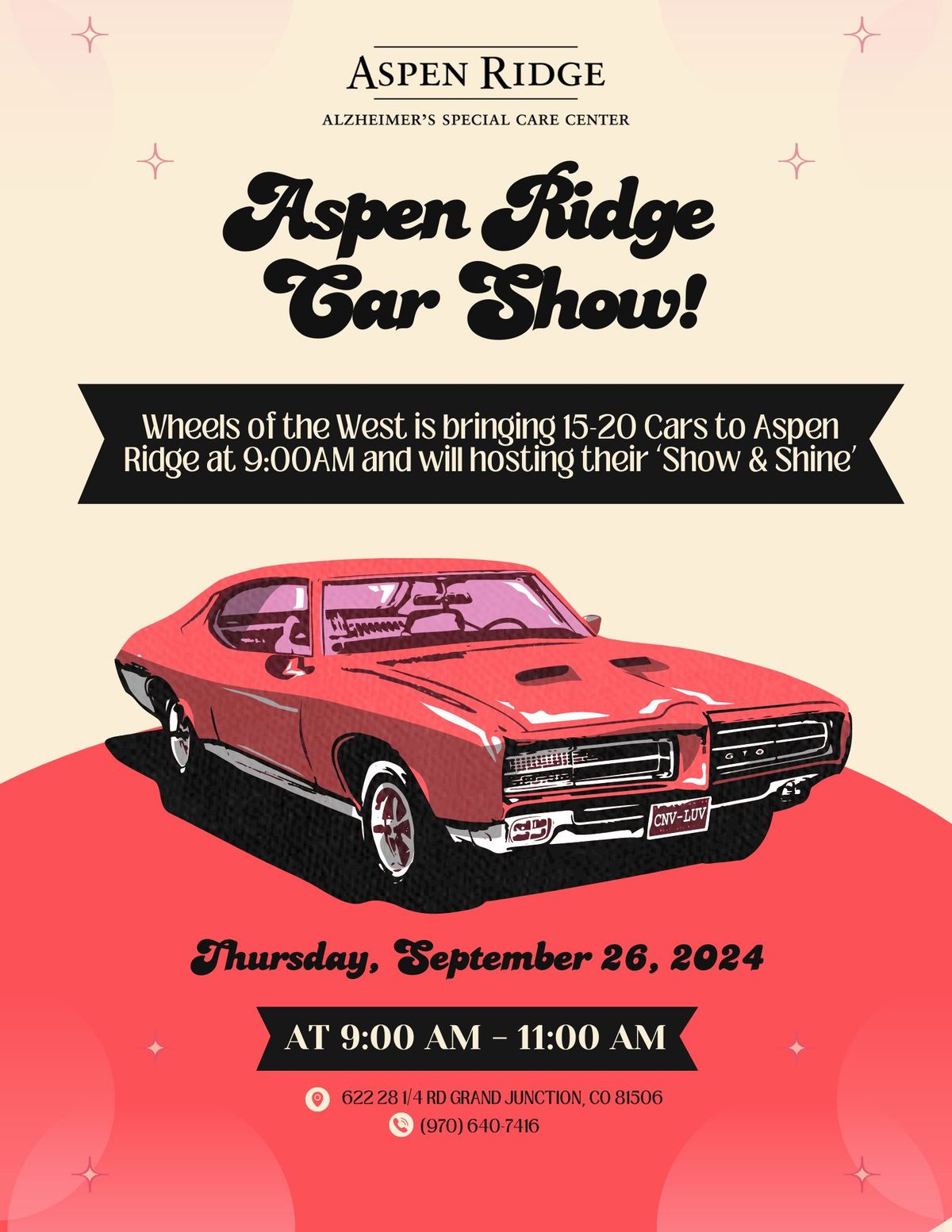 Aspen Ridge Car Show  *DATE CHANGED TO 9\/26*