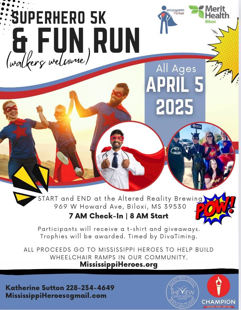 Gulf Coast Superhero 5K & Fun Run with Merit Health Biloxi