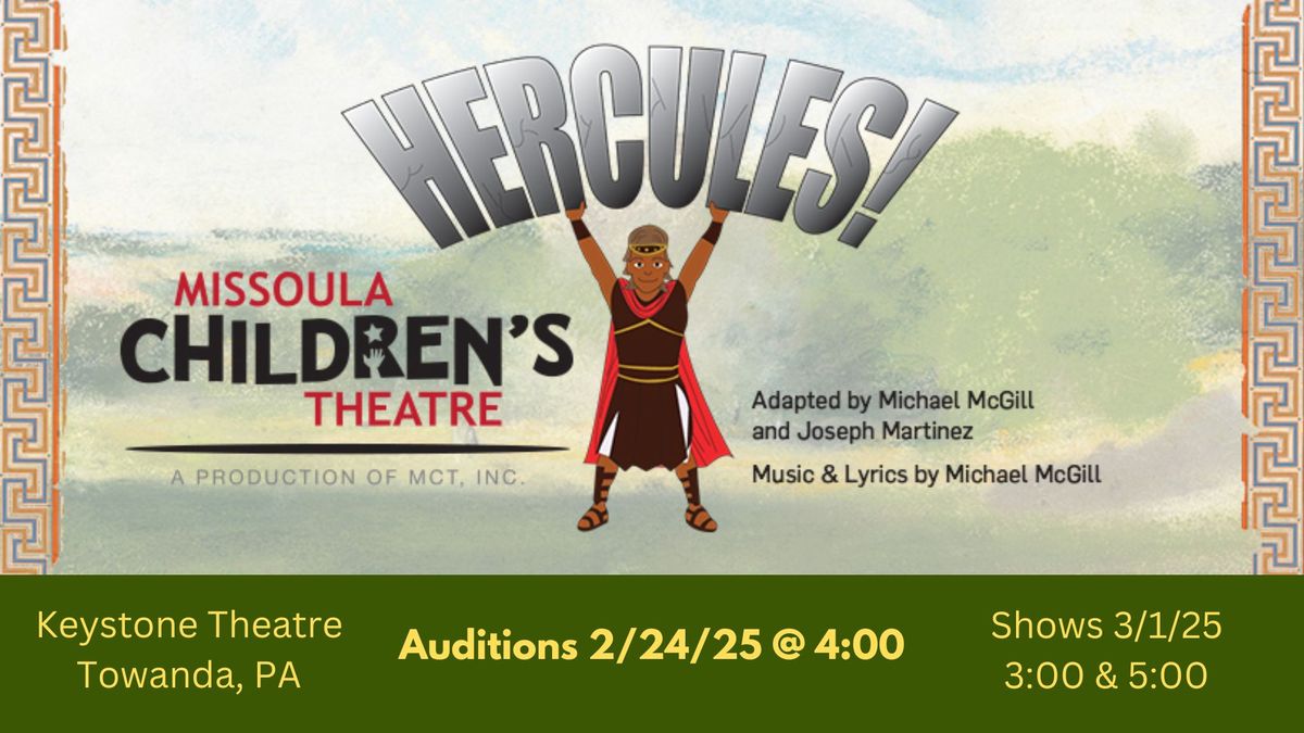 Missoula Children's Theatre Auditions- Towanda