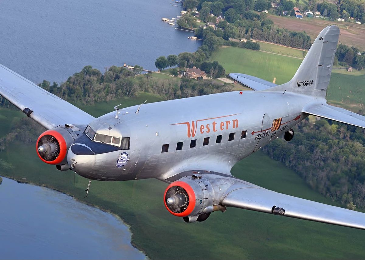 Summer of Flight - Douglas DC-3 "Western Airlines"