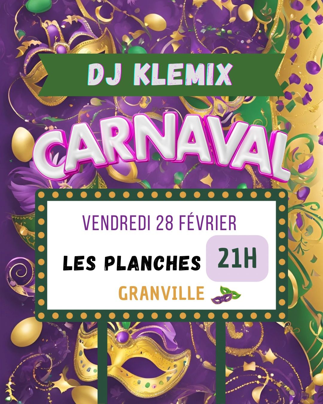 Ouverture 151eme Carnaval de Granville