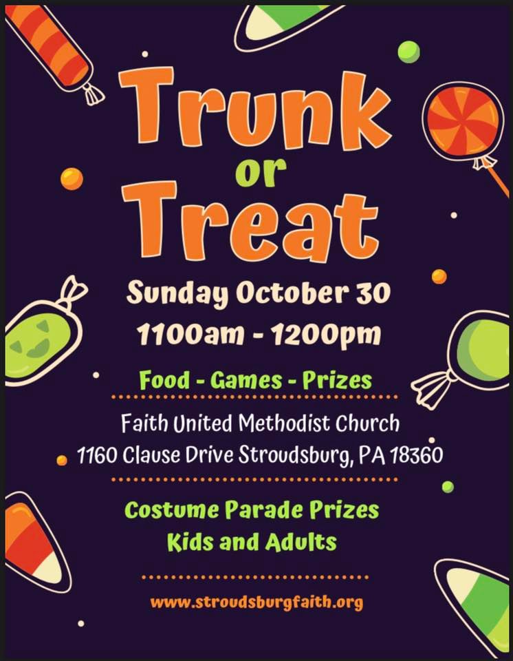 Trunk or Treat, 1160 Clause Dr, Stroudsburg, PA 183601251, United